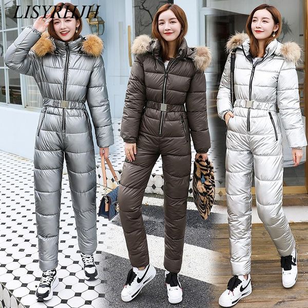 women's down & parkas -20 degrees warm one piece jumpsuit women outfit ski suit jacket winter parka female hooded bodysuit overalls tra, Black
women's down & parkas -20 degrees warm one piece jumpsuit women outfit ski suit jacket winter parka female hooded bodysuit overalls tra, Black