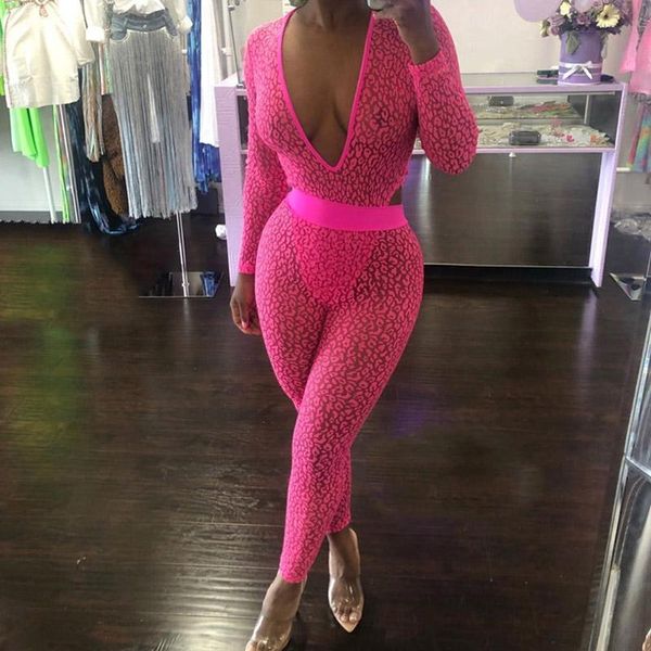 bkld 2021 new pink green see through jumpsuits v-neck women bodysuit long sleeve street wear female clubwear, Black;white
bkld 2021 new pink green see through jumpsuits v-neck women bodysuit long sleeve street wear female clubwear, Black;white