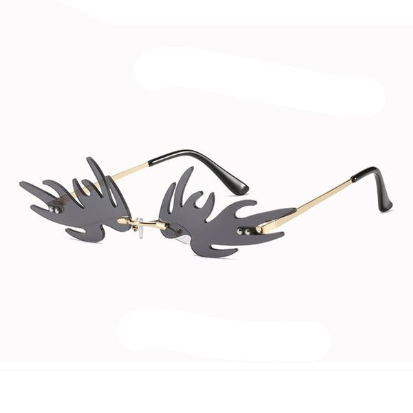 outdoor eyewear rimless flame sunglasses women 2021 fashion designer frameless trendy sun glasses steampunk hip hop men
outdoor eyewear rimless flame sunglasses women 2021 fashion designer frameless trendy sun glasses steampunk hip hop men