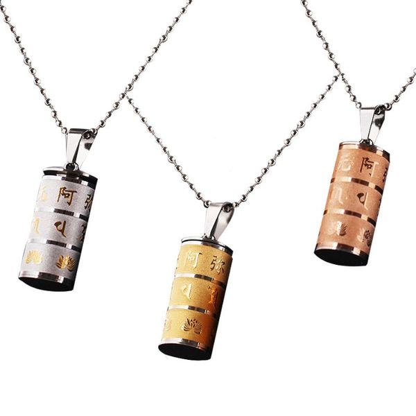 pendant necklaces stainless steel open lucky buddha mantra bottle container urn memorial necklace ash keepsake cremation, Silver
pendant necklaces stainless steel open lucky buddha mantra bottle container urn memorial necklace ash keepsake cremation, Silver