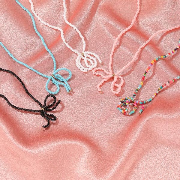 chokers 5 color ethnic-style fashion beaded handmade bracelet rainbow bowknot small summer beach choker bohemian short necklace, Golden;silver
chokers 5 color ethnic-style fashion beaded handmade bracelet rainbow bowknot small summer beach choker bohemian short necklace, Golden;silver