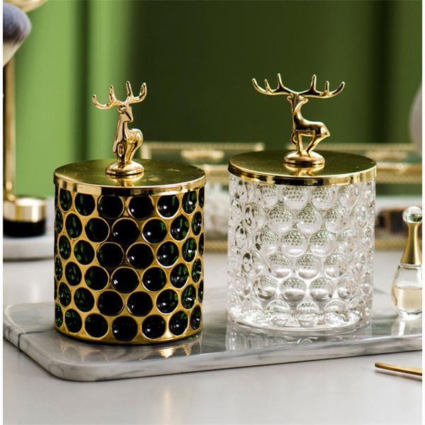 storage boxes & bins nordic light luxury glass jar retro jewelry box cotton swab candle bathroom supplies home decoration
storage boxes & bins nordic light luxury glass jar retro jewelry box cotton swab candle bathroom supplies home decoration