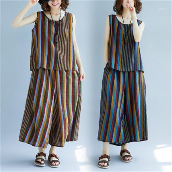 summer 2021 fashion large size cotton and linen suit women sleeveless vest casual wide-leg pants two-piece tide 030 women's tracksuits, Gray
summer 2021 fashion large size cotton and linen suit women sleeveless vest casual wide-leg pants two-piece tide 030 women's tracksuits, Gray