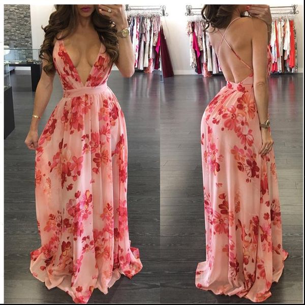 print floral loose boho deep v neck backless long women dress maxi dresses vestidos back cross beach summer dress, Black;gray
print floral loose boho deep v neck backless long women dress maxi dresses vestidos back cross beach summer dress, Black;gray