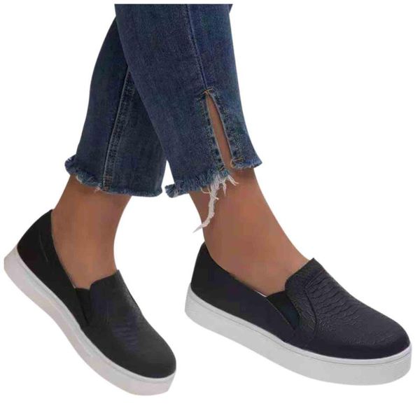 sandals fashion large size solid color flat casual sneakers lazy shoes round toe simple for women sandalias mujer, Black
sandals fashion large size solid color flat casual sneakers lazy shoes round toe simple for women sandalias mujer, Black