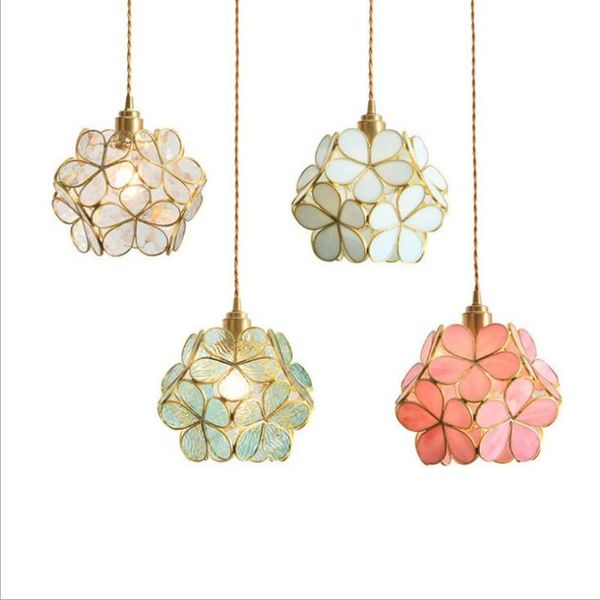 pendant lamps modern glass copper bedside creative art flower design girl bedroom aisle coffee shop decor lamp fixtures ac
pendant lamps modern glass copper bedside creative art flower design girl bedroom aisle coffee shop decor lamp fixtures ac