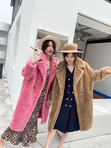 2021 new women winter long teddy bear jacket coat female thick warm oversized outwear overcoat real lambswool fur casual coats l759l8sm, Black
2021 new women winter long teddy bear jacket coat female thick warm oversized outwear overcoat real lambswool fur casual coats l759l8sm, Black