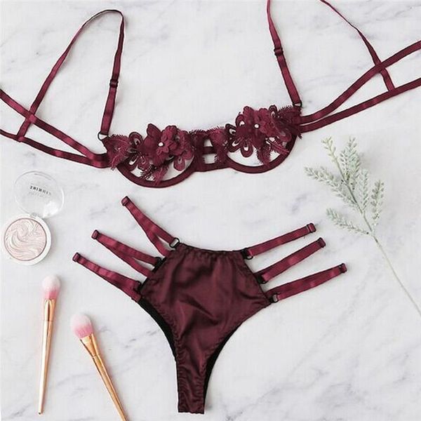 bras sets women lace lingerie bra set unlined intimates solid female chic brief lady flower and panties femme, Red;black
bras sets women lace lingerie bra set unlined intimates solid female chic brief lady flower and panties femme, Red;black