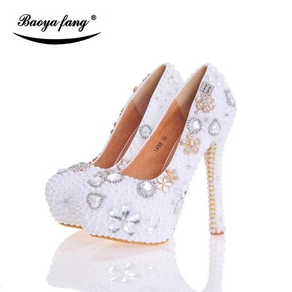 fashion white woman wedding shoes 2021 new luxury pearl crystal handmade high heels pumps womens party dress shoes, Black
fashion white woman wedding shoes 2021 new luxury pearl crystal handmade high heels pumps womens party dress shoes, Black