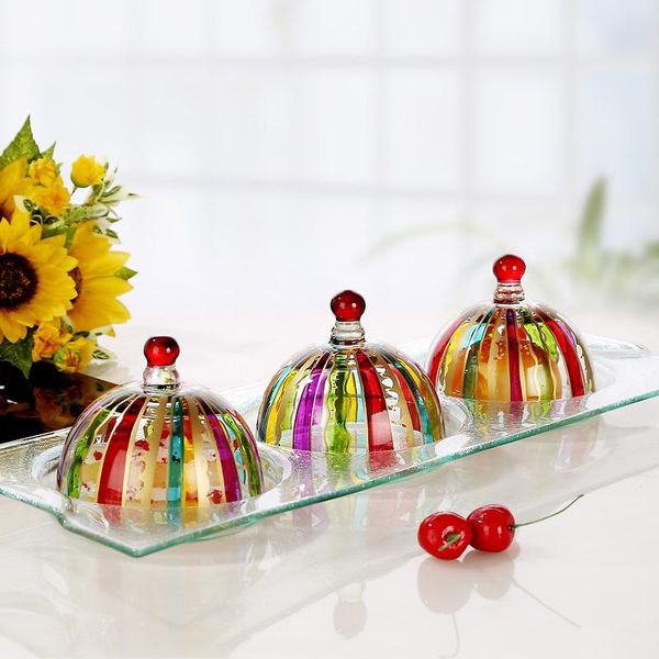 dishes & plates colorful glass dessert cover round european el handmade cake bread tray hand-painted fresh
dishes & plates colorful glass dessert cover round european el handmade cake bread tray hand-painted fresh