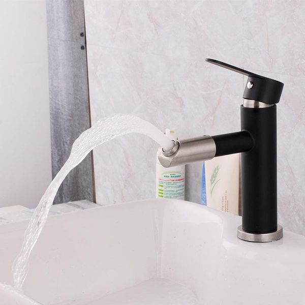 bathroom sink faucets 360 rotate silver color spout mouth black painting 304 stainless steel basin mixer and cold water
bathroom sink faucets 360 rotate silver color spout mouth black painting 304 stainless steel basin mixer and cold water