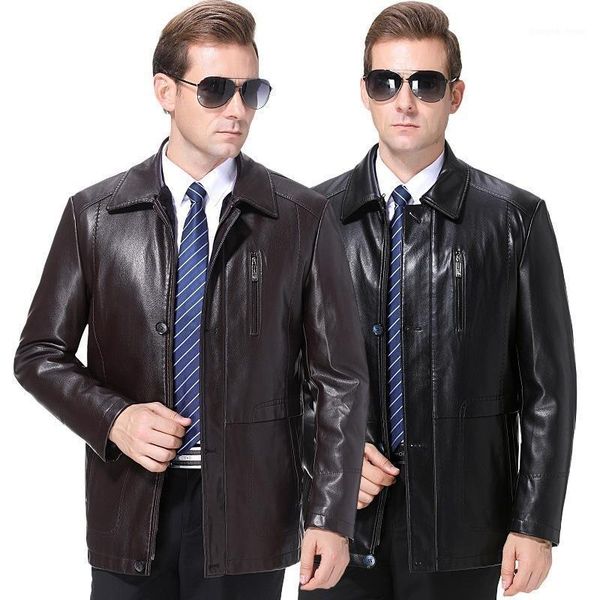 aged men's leather coat winter warm cotton padded jacket thickened fur body 50 years old & faux, Black
aged men's leather coat winter warm cotton padded jacket thickened fur body 50 years old & faux, Black