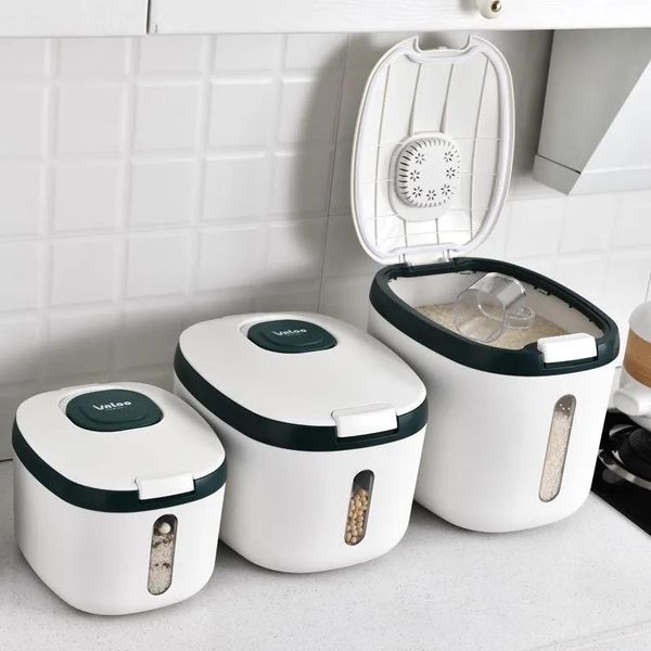 storage bottles & jars kitchen container 5kg 10kg bucket nano insect-proof moisture-proof rice box grain sealed jar home pet dog food store
storage bottles & jars kitchen container 5kg 10kg bucket nano insect-proof moisture-proof rice box grain sealed jar home pet dog food store