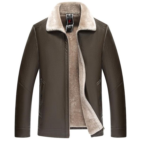 men's fur & faux leather jacket 2021 solid stand collar waterproof man coat jaqueta de couro masculina 9816, Black
men's fur & faux leather jacket 2021 solid stand collar waterproof man coat jaqueta de couro masculina 9816, Black