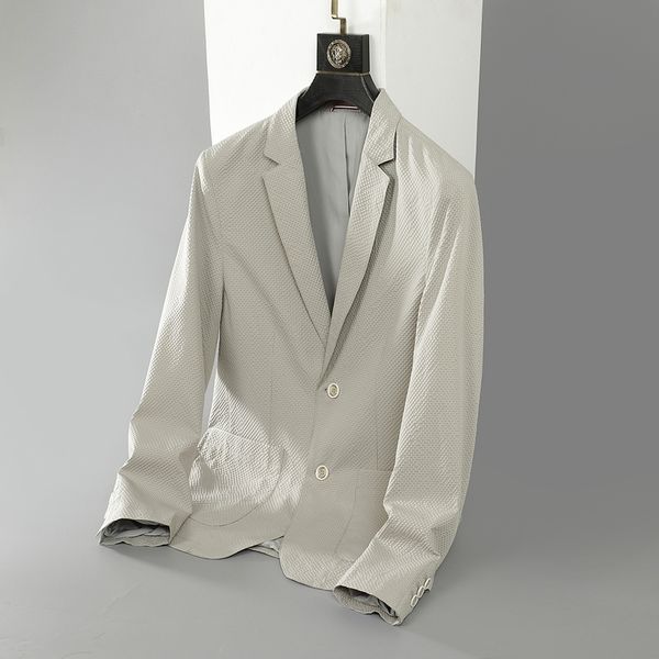 casual men's 2021 spring and autumn new korean fashion slim business autumn light suit coat, White;black
casual men's 2021 spring and autumn new korean fashion slim business autumn light suit coat, White;black