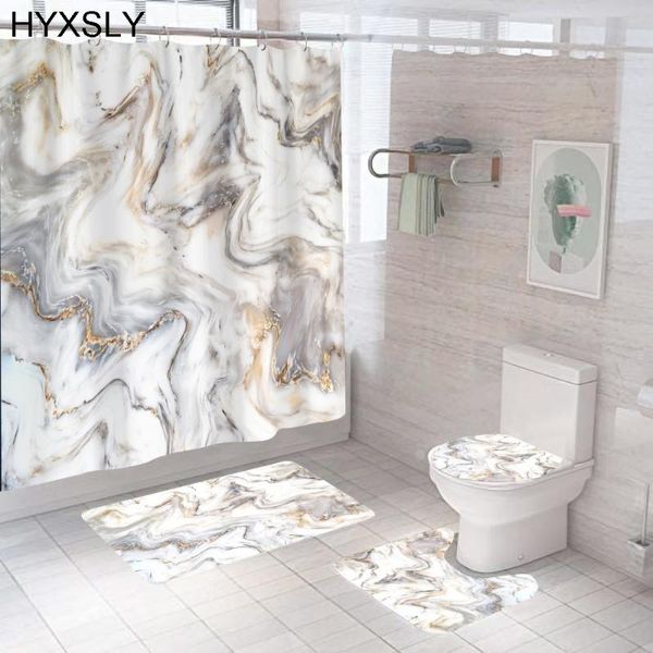 shower curtains white marble curtain luxury golden modern with non slip rug mat bathroom waterproof polyester home decor 180x180
shower curtains white marble curtain luxury golden modern with non slip rug mat bathroom waterproof polyester home decor 180x180