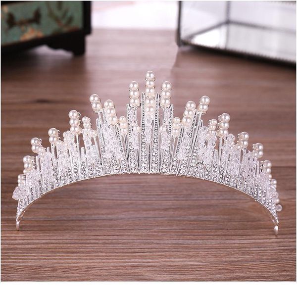 bridal wedding crown silver color pearl crystal crown headdress bridal hair accessories wedding crown hair jewelry qylbff
bridal wedding crown silver color pearl crystal crown headdress bridal hair accessories wedding crown hair jewelry qylbff