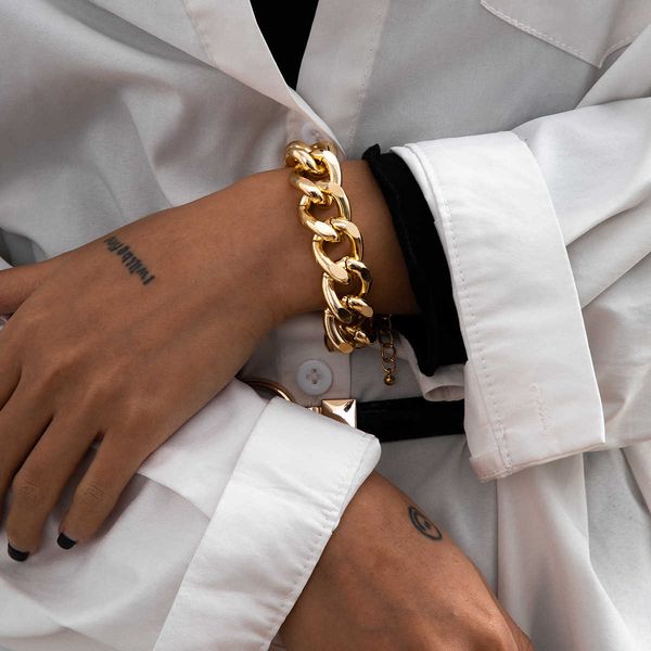 jewelry exaggerated punk style geometric ring fashion simple metal single layer bracelet, Silver
jewelry exaggerated punk style geometric ring fashion simple metal single layer bracelet, Silver