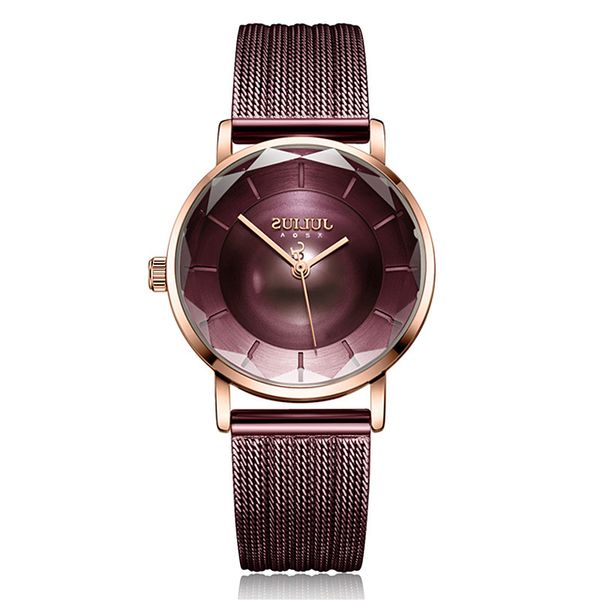 new women's watch japan tmi quartz simple lady hours fine fashion clock stainless steel bracelet girl's birthday gift julius box, Slivery;brown
new women's watch japan tmi quartz simple lady hours fine fashion clock stainless steel bracelet girl's birthday gift julius box, Slivery;brown