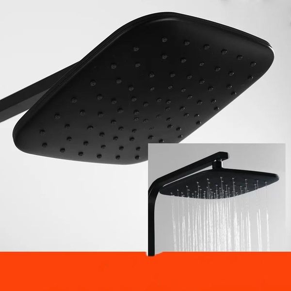 bathroom shower sets matte black gold faucets rainfall ultrathin head with wall mounted arm accessories
bathroom shower sets matte black gold faucets rainfall ultrathin head with wall mounted arm accessories