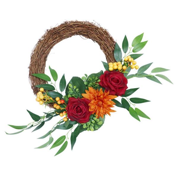 decorative flowers & wreaths 1pc christmas wreath door hanging xmas garland ornament
decorative flowers & wreaths 1pc christmas wreath door hanging xmas garland ornament