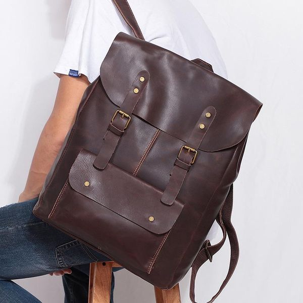 backpack fashion male travel bookbag school mens genuine leather business bag large lapwomen shopping
backpack fashion male travel bookbag school mens genuine leather business bag large lapwomen shopping