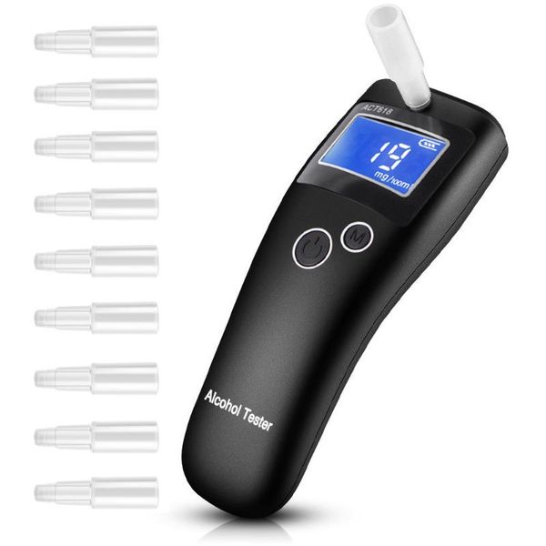 alcoholism test alcohol tester portable breathalyzer grade accuracy digital lcd screen with 10 mouthpieces memory function for personal use
alcoholism test alcohol tester portable breathalyzer grade accuracy digital lcd screen with 10 mouthpieces memory function for personal use
