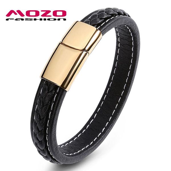 charm bracelets fashion men bracelet jewelry stainless steel magnetic clasps black leather rope chain vintage man bangles ps2021, Golden;silver
charm bracelets fashion men bracelet jewelry stainless steel magnetic clasps black leather rope chain vintage man bangles ps2021, Golden;silver