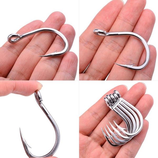 100pcs fishing hooks high carbon with eye carp catfish 1/0#-13/0# fish jigs hook white anzol japan fishhook jllhti
100pcs fishing hooks high carbon with eye carp catfish 1/0#-13/0# fish jigs hook white anzol japan fishhook jllhti