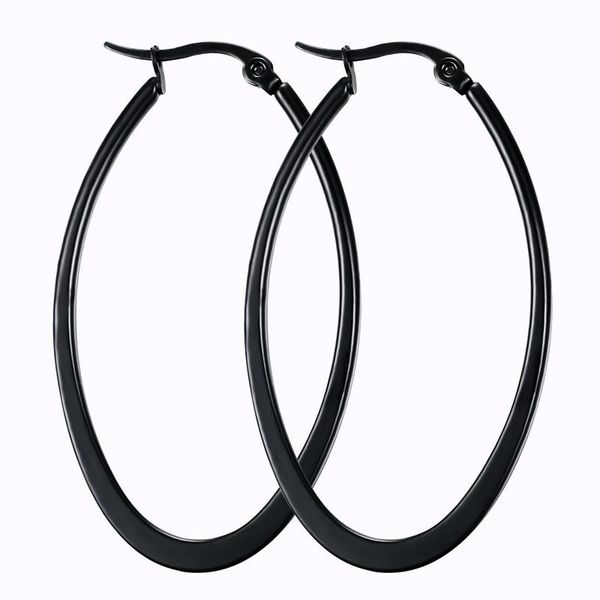 hoop & huggie fashion oval loop pendientes color gold black titanium steel waterdrop earrings jewelry for women, Golden;silver
hoop & huggie fashion oval loop pendientes color gold black titanium steel waterdrop earrings jewelry for women, Golden;silver