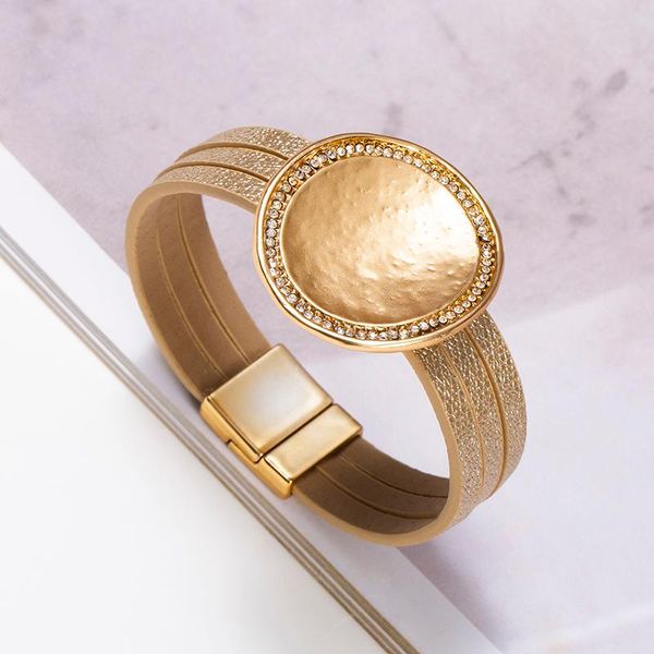 tennis wybu wrap leather bracelets for women fashion metal bracelet charm couple wholesale jewelry dropshiping, Golden;silver
tennis wybu wrap leather bracelets for women fashion metal bracelet charm couple wholesale jewelry dropshiping, Golden;silver