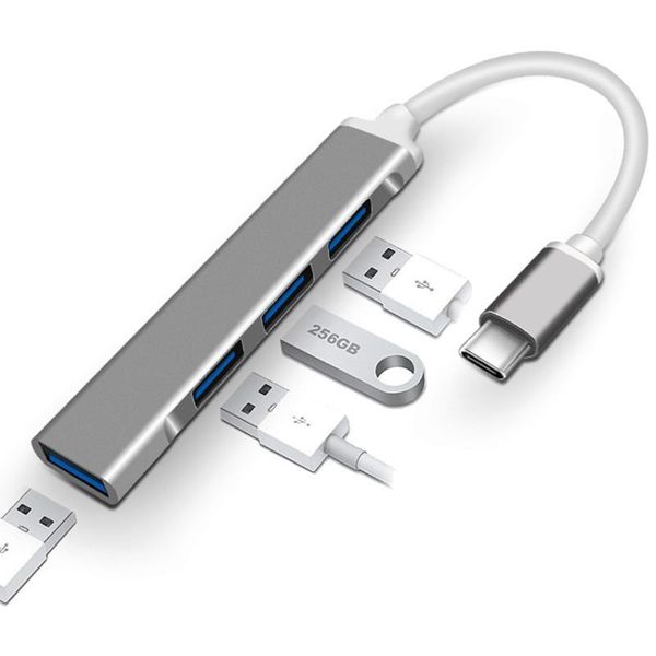 hubs usb-c hub ultra slim usb c adapter with 1 3.0 ports + 3 2.0 ports, type splitter
hubs usb-c hub ultra slim usb c adapter with 1 3.0 ports + 3 2.0 ports, type splitter