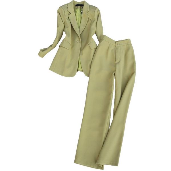 women's two piece pants two-piece high-quality office suit elegant slim long sleeve ladies jacket high-waist trousers 2021 spring and a, White
women's two piece pants two-piece high-quality office suit elegant slim long sleeve ladies jacket high-waist trousers 2021 spring and a, White