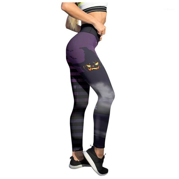 women's leggings for women pumpkin skull hallowstripes fitness print sports tights high stretch yoga pants, Black
women's leggings for women pumpkin skull hallowstripes fitness print sports tights high stretch yoga pants, Black
