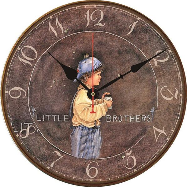 wall clocks wonzom cute boy brothers round wooden cardboard clock,modern clock for home decor,silent & non-ticking feature
wall clocks wonzom cute boy brothers round wooden cardboard clock,modern clock for home decor,silent & non-ticking feature