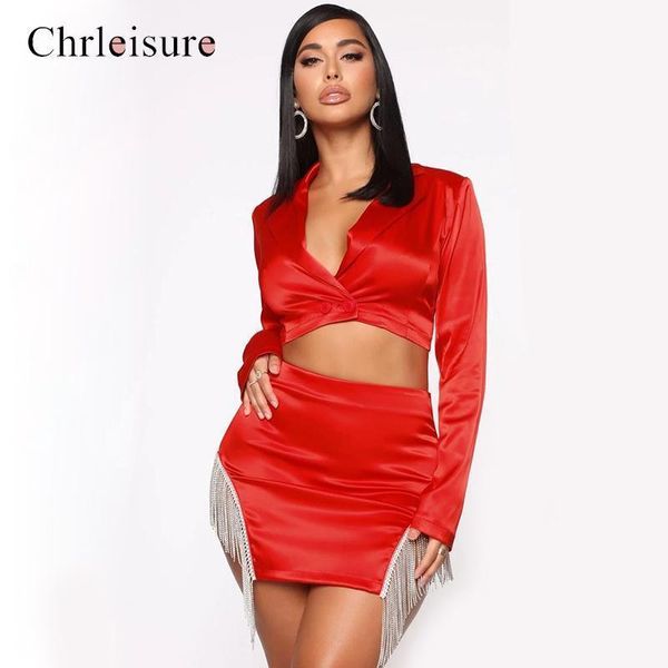 two piece dress fashion streetwear crystal women clothes v-neck pcs of suit tassels, White
two piece dress fashion streetwear crystal women clothes v-neck pcs of suit tassels, White