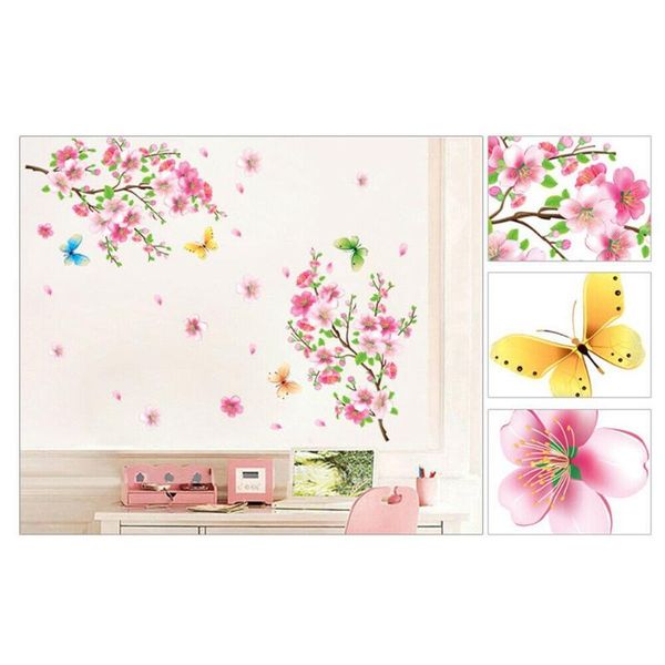 wall stickers 1*wall sticker after pasting: 210*180cm large cherry blossom flower butterfly tree art decor uk
wall stickers 1*wall sticker after pasting: 210*180cm large cherry blossom flower butterfly tree art decor uk