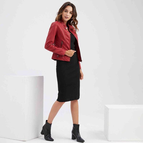 women's jackets wixra mulheres de couro do falso fino ajuste jaquetas bolsos com zÃper clássico pu outwear gola streetwear femme primav, Black;brown
women's jackets wixra mulheres de couro do falso fino ajuste jaquetas bolsos com zÃper clássico pu outwear gola streetwear femme primav, Black;brown