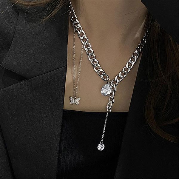 chokers fashion choker necklace cubic zircon plated butterfly short women summer holiday gift jewelry wholesal, Golden;silver
chokers fashion choker necklace cubic zircon plated butterfly short women summer holiday gift jewelry wholesal, Golden;silver