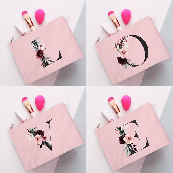 cosmetic bags & cases 26 alphabet flowers women canvas pink bag makeup pouch casual fashion zipper handbag lipstick organizer gifts
cosmetic bags & cases 26 alphabet flowers women canvas pink bag makeup pouch casual fashion zipper handbag lipstick organizer gifts