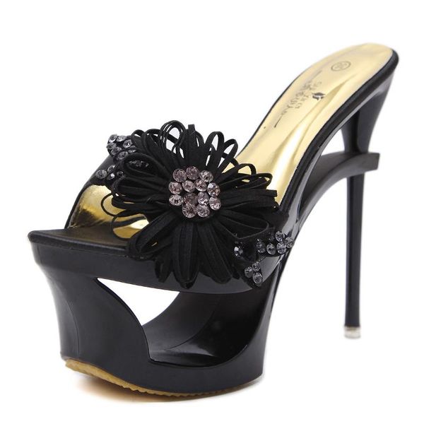 slippers shoes woman platform sandals summer rose slides wedding shoe nightclub 15cm high-heeled bottoms womens, Black
slippers shoes woman platform sandals summer rose slides wedding shoe nightclub 15cm high-heeled bottoms womens, Black