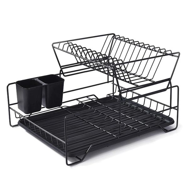 kitchen storage & organization dish rack and drainboard set, drying for counter,2 tier large capacity designed
kitchen storage & organization dish rack and drainboard set, drying for counter,2 tier large capacity designed