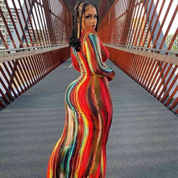 long sleeve bodycon colorful stripes women dress v neck maxi plus size party elegant fashion streetwear y2k vintage, Black;gray
long sleeve bodycon colorful stripes women dress v neck maxi plus size party elegant fashion streetwear y2k vintage, Black;gray