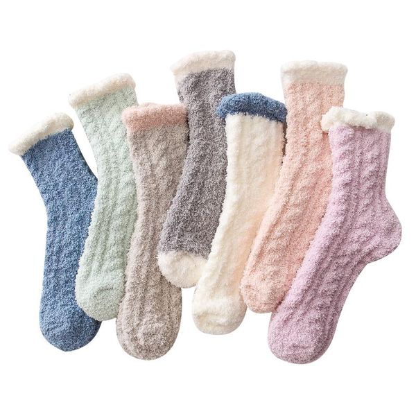 socks 3pair girls coral fleece winter mid warm cold resistance plus velvet thick kawaii candy color floor sleep 12+, Pink;yellow
socks 3pair girls coral fleece winter mid warm cold resistance plus velvet thick kawaii candy color floor sleep 12+, Pink;yellow