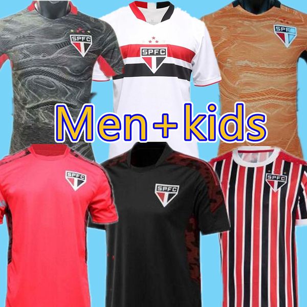 21/22 sao paulo soccer jersey fans player version outubro brenner pato pablo dani 2021 camisa de futebol men kids kits+socks full sets footb, Black;yellow
21/22 sao paulo soccer jersey fans player version outubro brenner pato pablo dani 2021 camisa de futebol men kids kits+socks full sets footb, Black;yellow