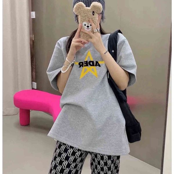 brand t shirt and polos ader yellow embroidered five pointed star snowflake gray korea tide brand 2021 summer round neck, White
brand t shirt and polos ader yellow embroidered five pointed star snowflake gray korea tide brand 2021 summer round neck, White
