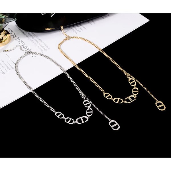 brand necklace number necklaces bathing choker collarbone chain retro titanium steel 18k non-fading wholes, Silver
brand necklace number necklaces bathing choker collarbone chain retro titanium steel 18k non-fading wholes, Silver
