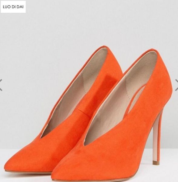 2021 new arrival women pumps thin heel party shoes suede leather pumps point toe high heels dress shoes orange color lady, Black
2021 new arrival women pumps thin heel party shoes suede leather pumps point toe high heels dress shoes orange color lady, Black