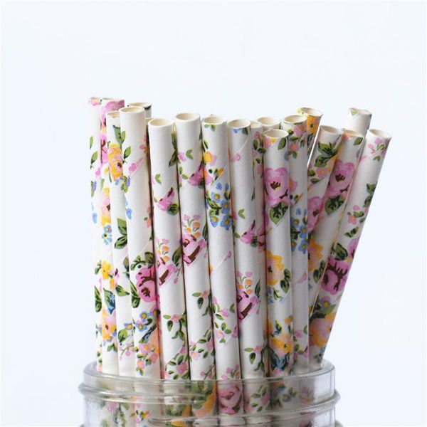 disposable dinnerware 25pcsromantic paper straws biodegradable vintage retro floral drinking christmas decoration wedding events
disposable dinnerware 25pcsromantic paper straws biodegradable vintage retro floral drinking christmas decoration wedding events