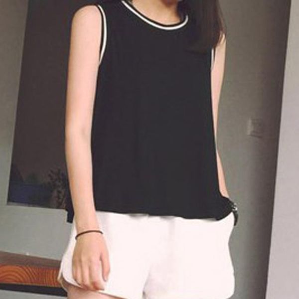 Women's Blouses & Shirts Summer Vest Blouse Women Tops Harajuku Korean Female Sleeveless Pure Color Leisure Loose Tank Blusas, White
Women's Blouses & Shirts Summer Vest Blouse Women Tops Harajuku Korean Female Sleeveless Pure Color Leisure Loose Tank Blusas, White